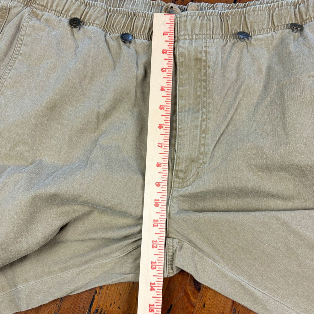 ORVIS Mens 40x31 Tan Cotton Elastic‎ Waist Drawstring Comfy Relaxed Fit Pants - Picture 8 of 10